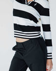 Iris Sweater - Black Stripes