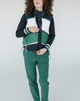 Jackie Moon Vest - Chevron Green
