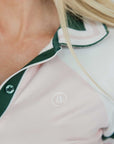 Betty Polo-  Chevron Pink