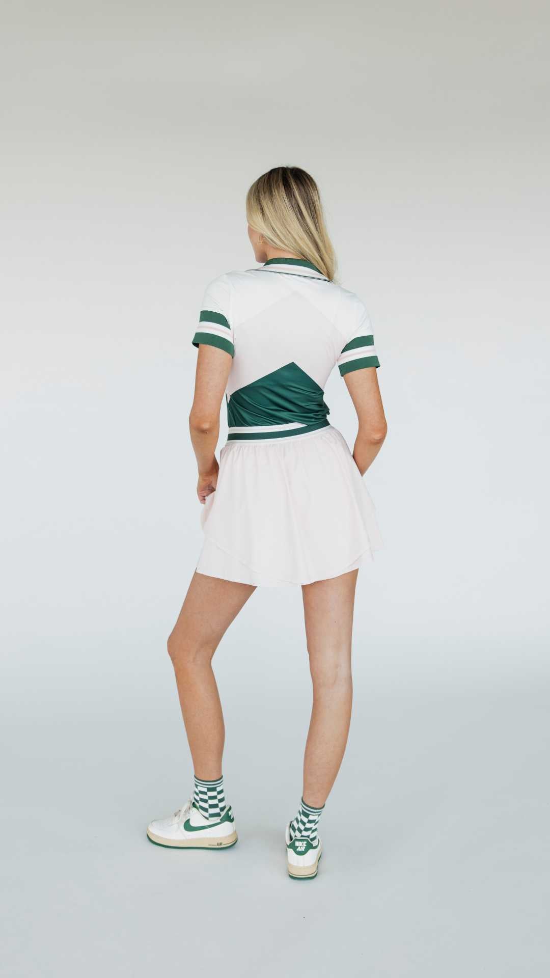 Betty Polo-  Chevron Pink