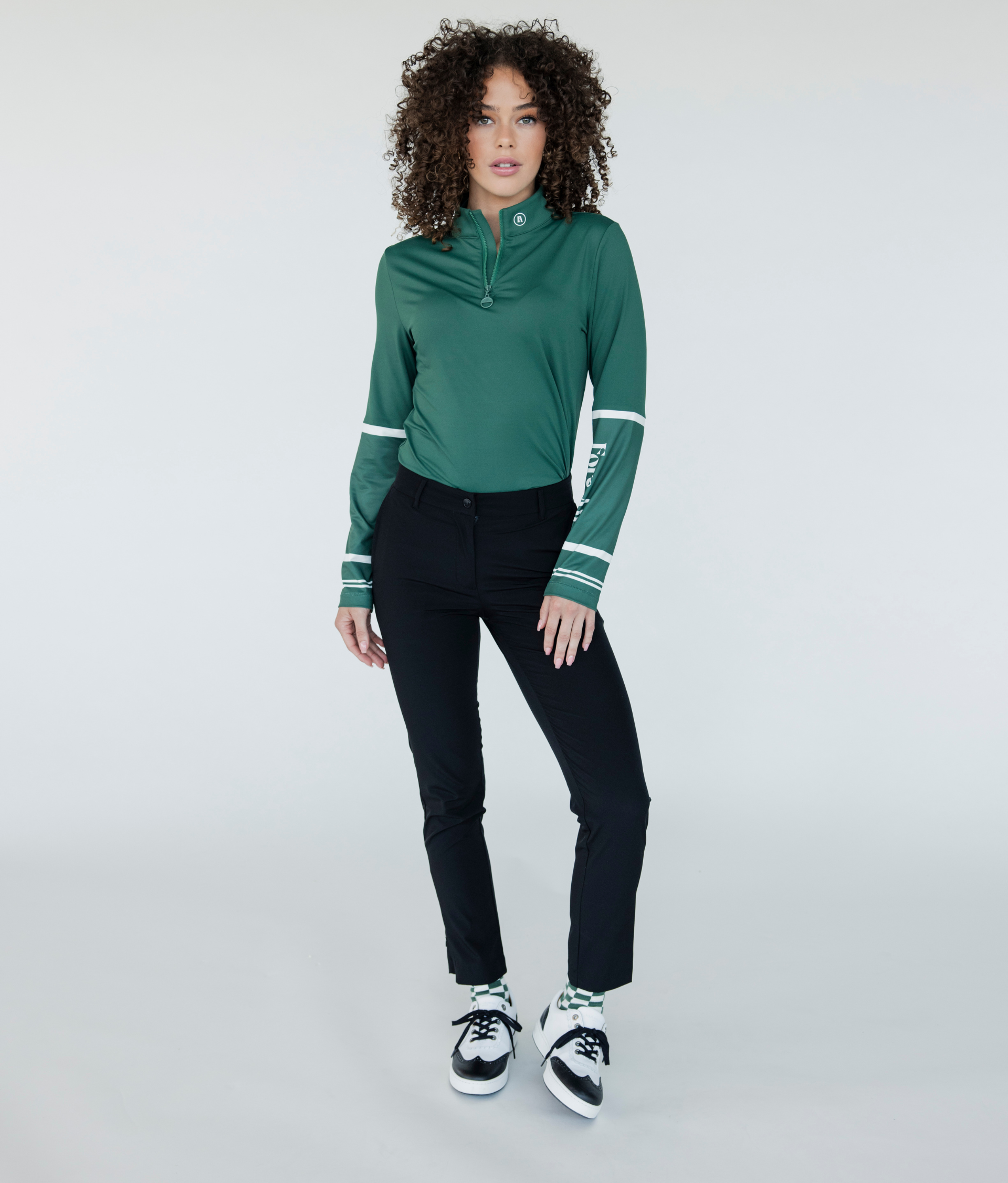 Micky Quarter Zip - Green