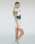 Betty Polo-  Chevron Pink