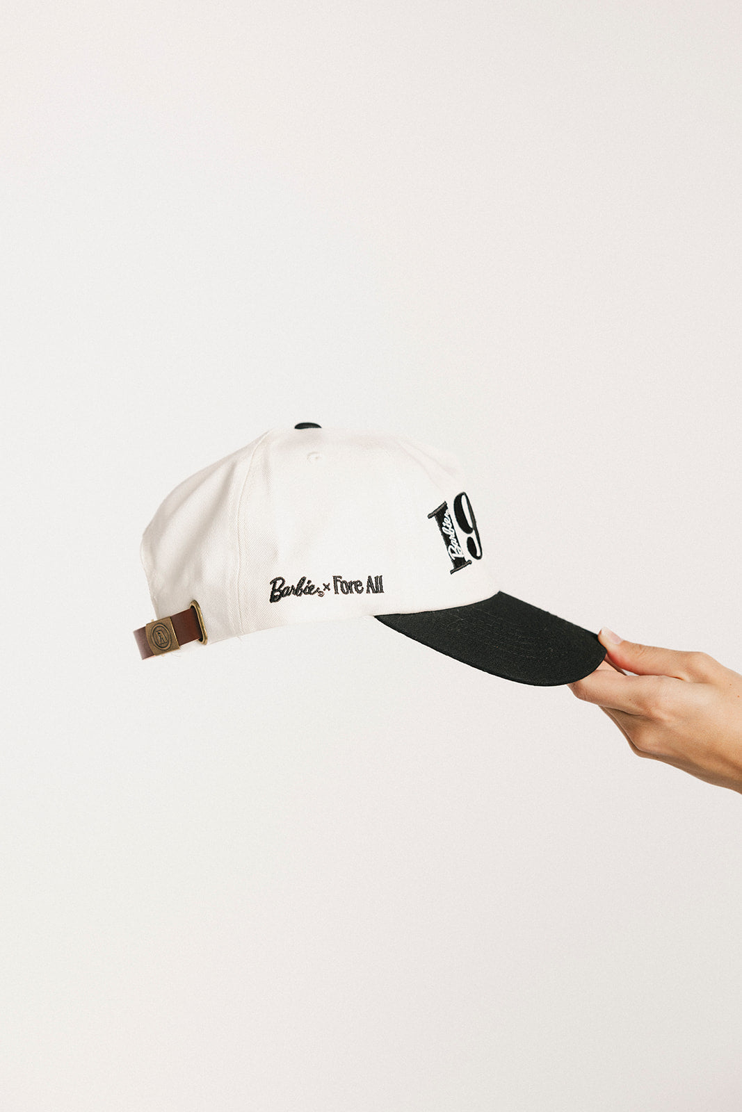 1959 Hat - 1959 White/Black