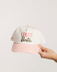 Golfie Barbie Hat - Pink/White