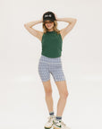 Biddy Shorties - Indigo/White Fa Pattern