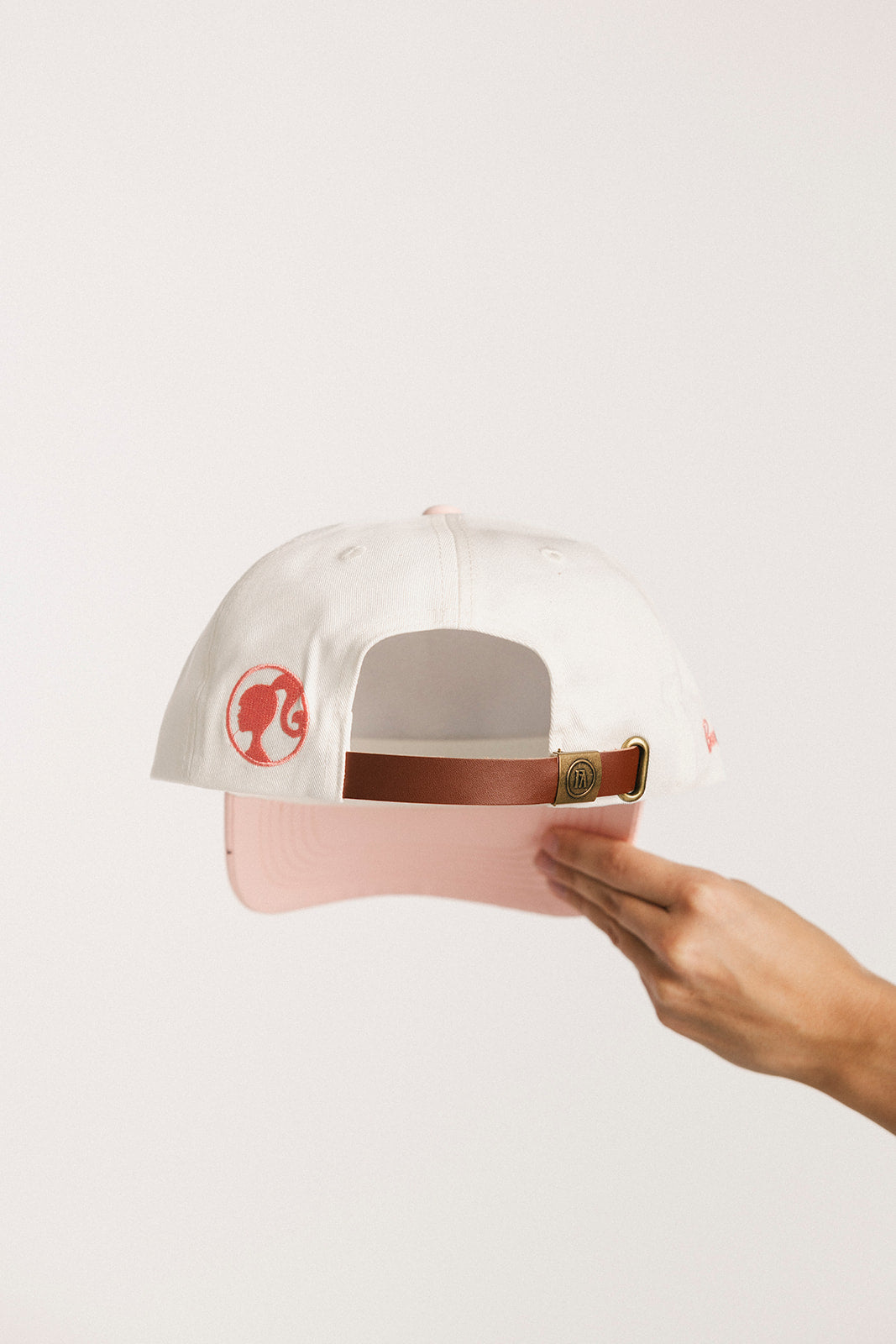 Golfie Barbie Hat - Pink/White