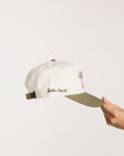 Golfie Barbie Hat - Putting Green/White