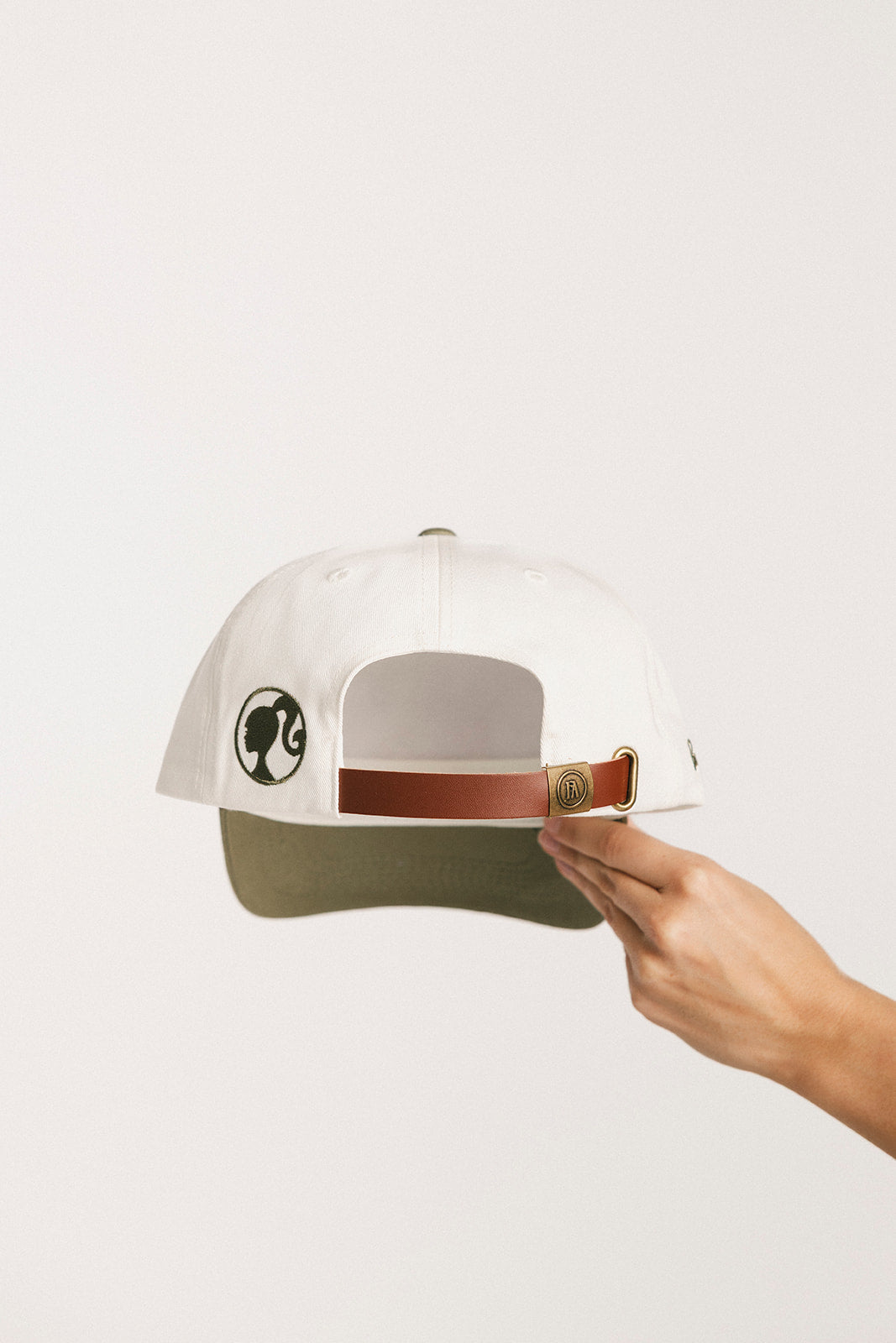 Golfie Barbie Hat - Putting Green/White