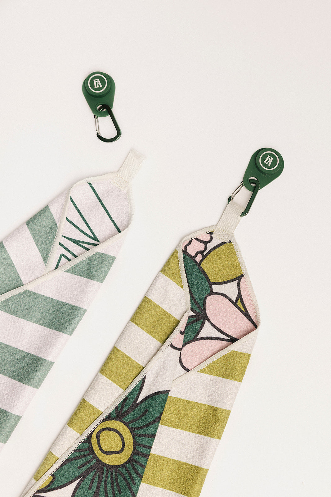 Magnet Golf Towel - Avo Stripes/Floral