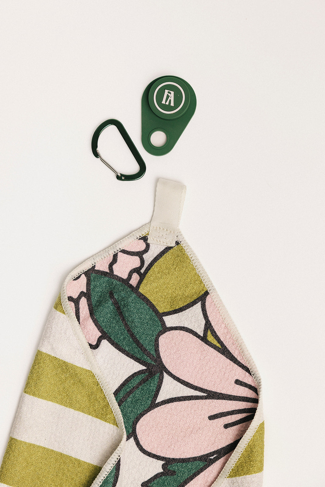 Magnet Golf Towel - Avo Stripes/Floral