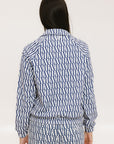 Lyla Jacket - Indigo/White Fa Pattern
