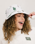 Austi Bucket Hat - White Icon