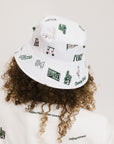 Austi Bucket Hat - White Icon