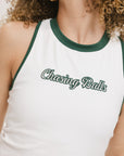 Lillee Tank - White Chasing Balls