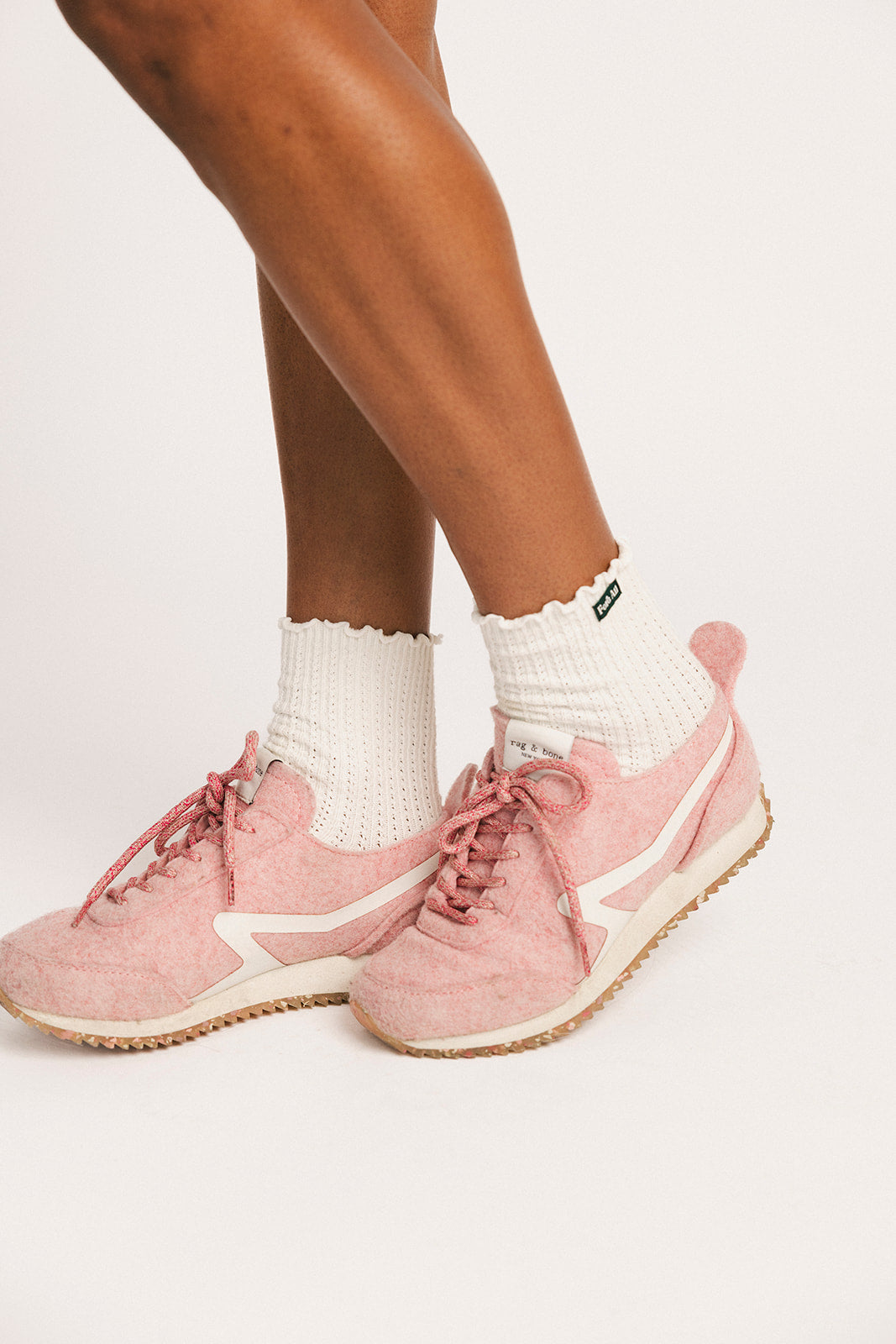 Reef Ruffle Sock - Sugar