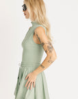 Riptide Mock Neck - Sea