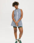 Erin Dress - Indigo/White FA