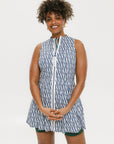Erin Dress - Indigo/White FA