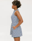 Erin Dress - Indigo/White FA