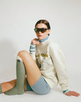Ski Run Sweatshirt - Sugar/Green