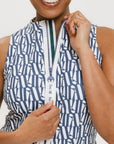 Erin Dress - Indigo/White FA