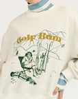 Ski Run Sweatshirt - Sugar/Green