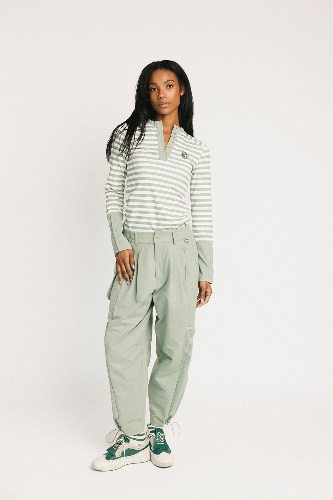 Marlin Long Sleeve - Sea Stripes