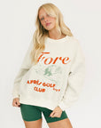 Ski Run Sweatshirt - Sugar/Cherry