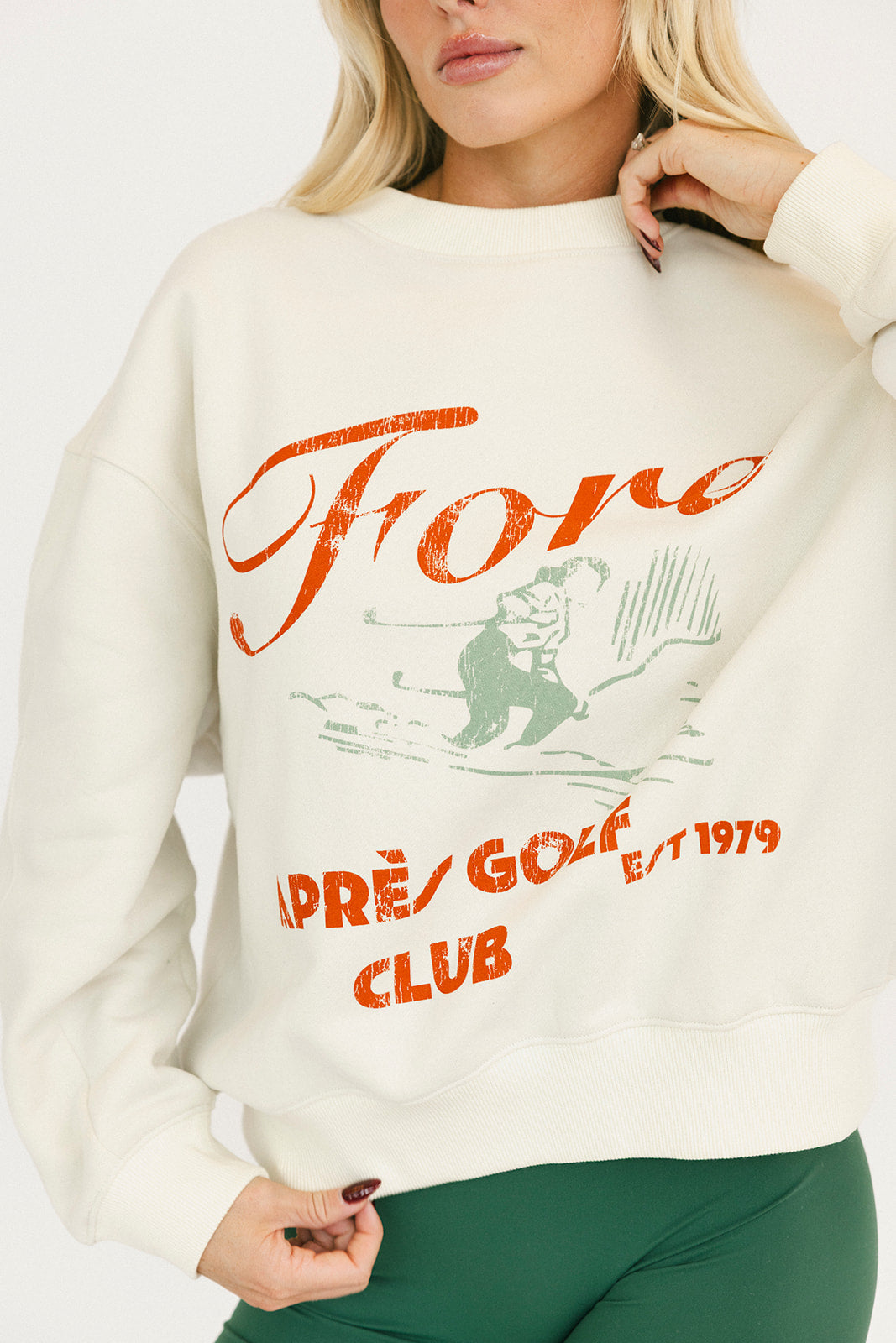 Ski Run Sweatshirt - Sugar/Cherry