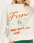 Ski Run Sweatshirt - Sugar/Cherry