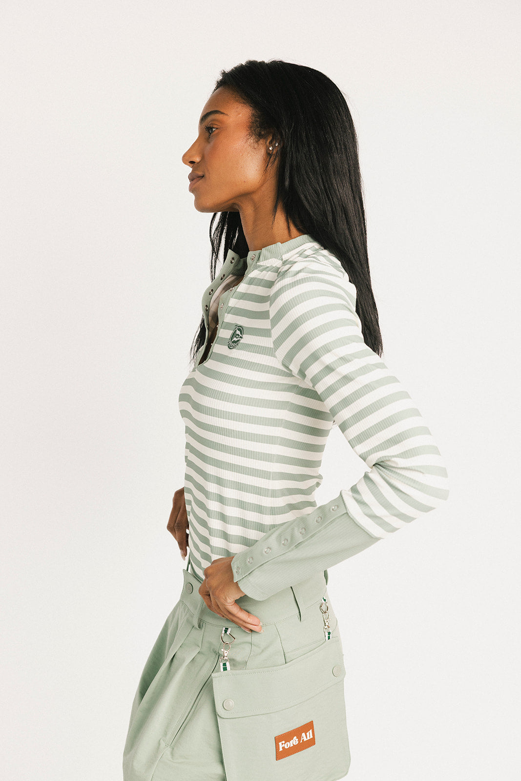 Marlin Long Sleeve - Sea Stripes