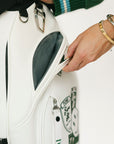 University Golf Bag - Green/White Patches