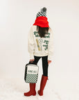 Ski Run Sweatshirt - Sugar/Green