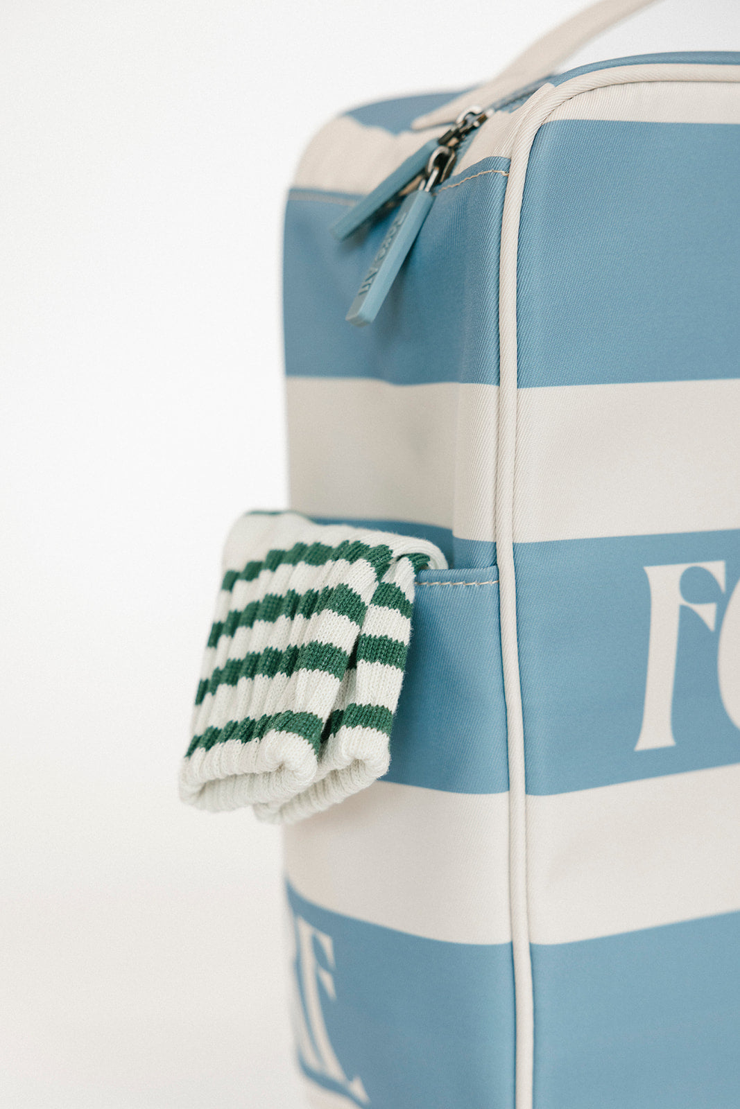Shoe Bag - Smoke Blue/Angora Fore