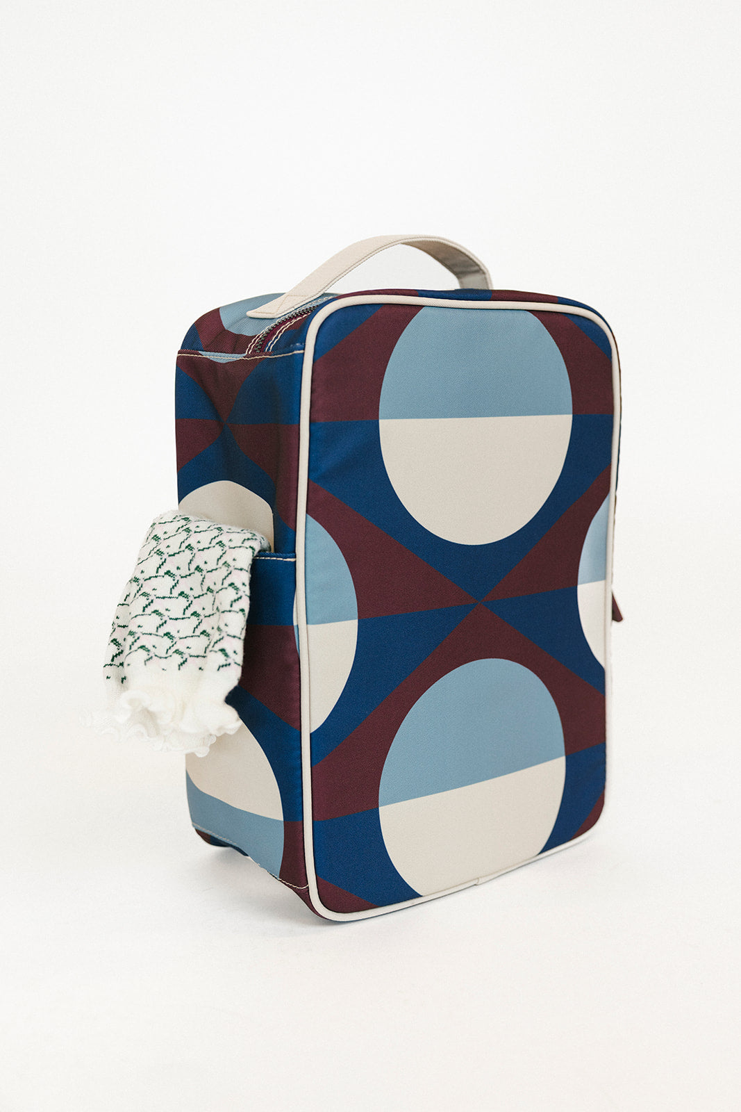 Shoe Bag - Merlot Retro