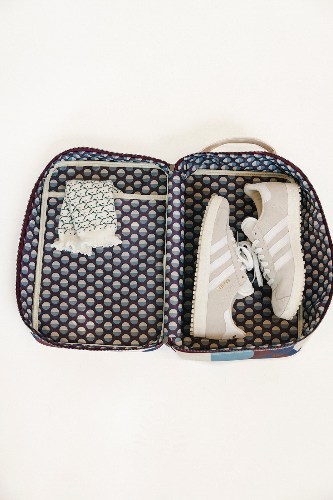 Shoe Bag - Merlot Retro