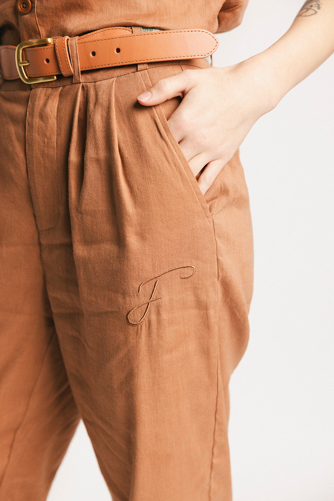 Yacht Pant - Saddle