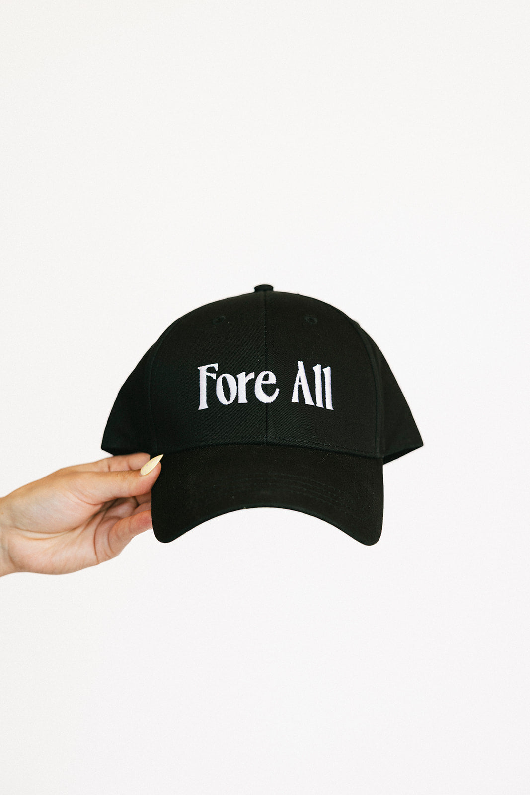 Teddy Golf Hat - Black