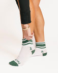 Retro Quarter Sock - Green