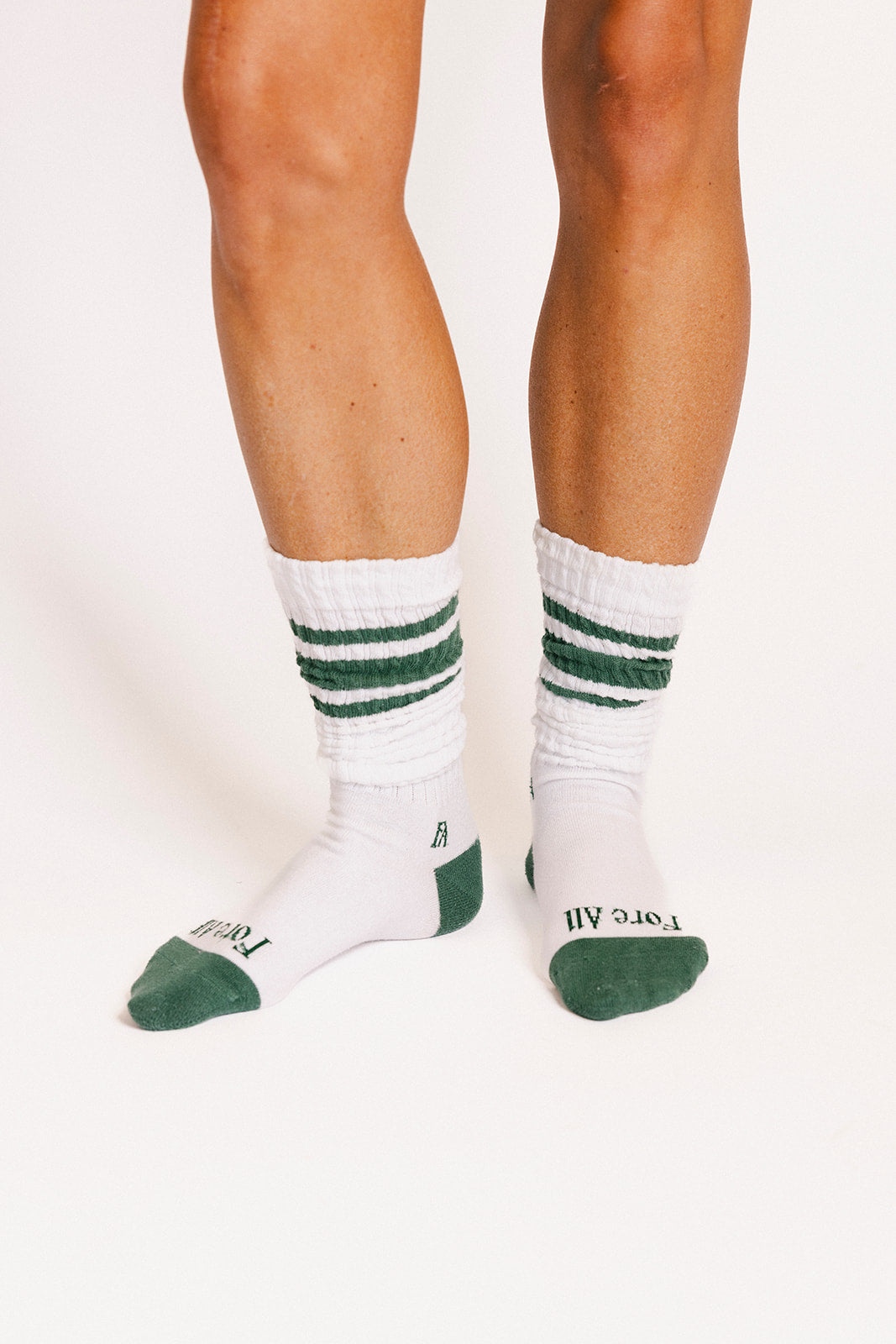 Retro Knee High Sock - Green
