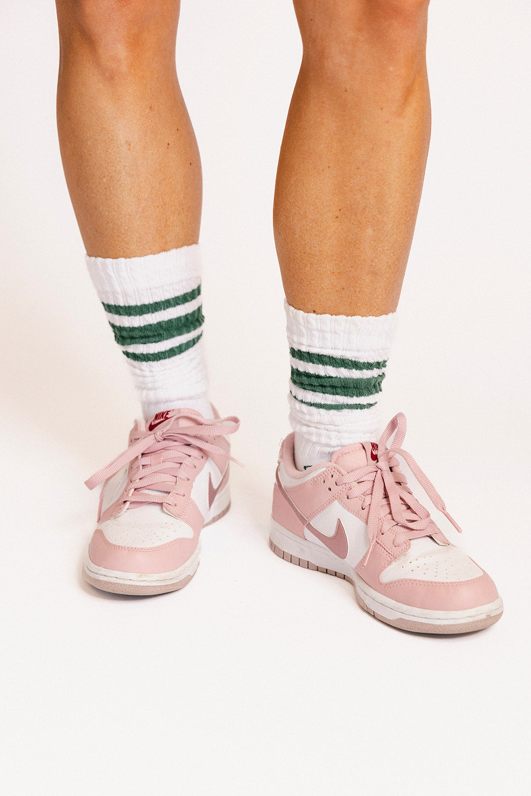 Retro Knee High Sock - Green
