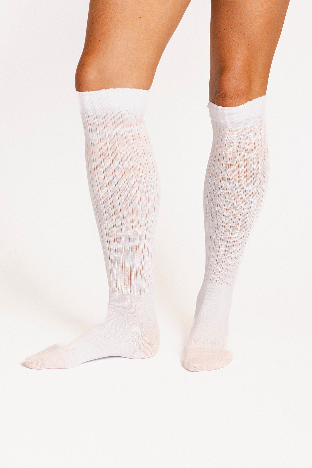 Retro Knee High Sock - Pink