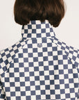 Lyla Jacket - Indigo/White Checkered