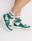 Ecco X Fore All W Golf Street 720 - White/Green Checkered