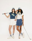 Ringer Tee - Girls Is Players Too Indigo