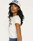 Ringer Tee - Girls Is Players Too White