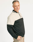 Hamilton Quarter Zip - Black/Sand