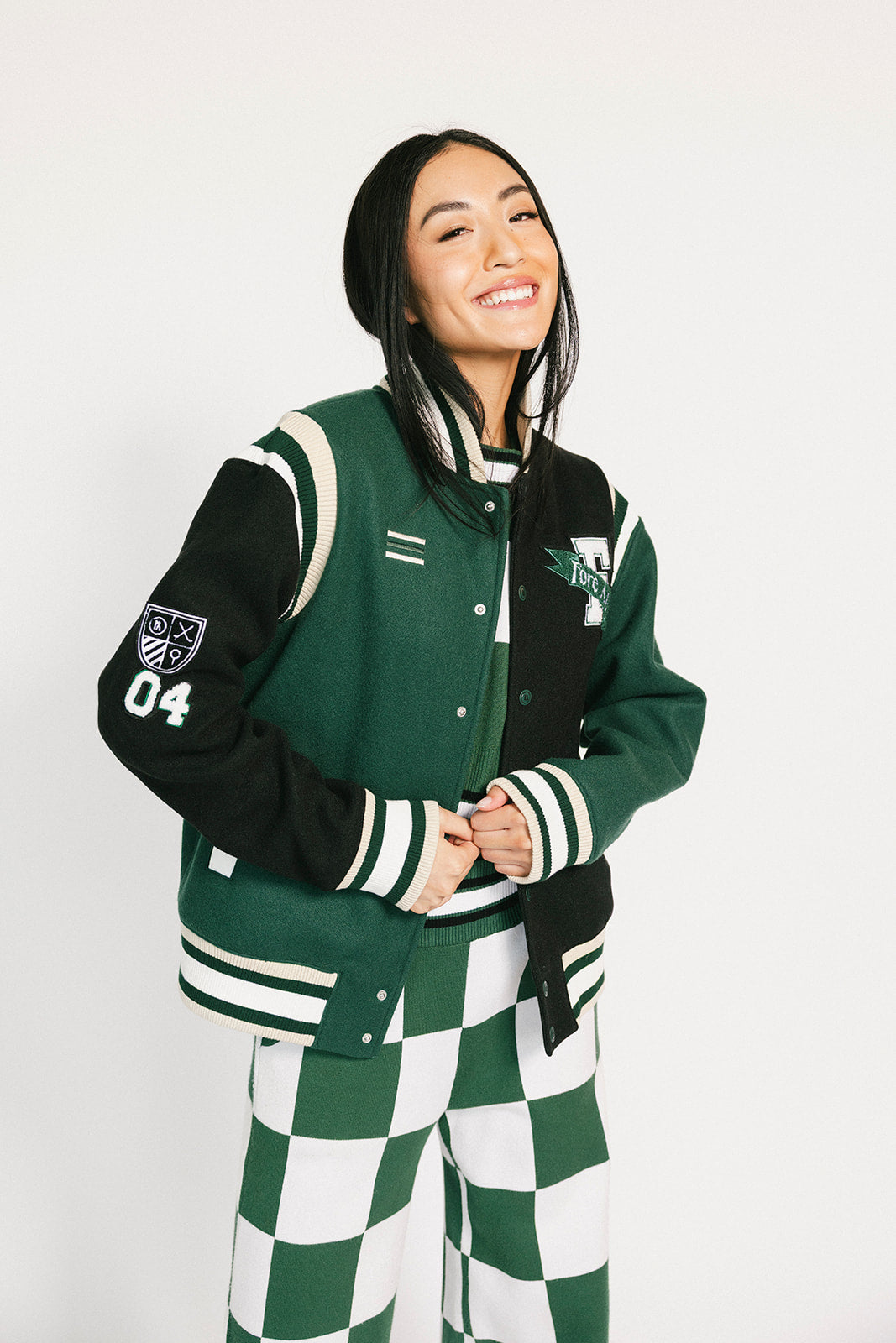 Captains Jacket - Green/Black