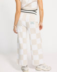 Kennedy Pant - Sand/White Checkered