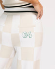 Kennedy Pant - Sand/White Checkered
